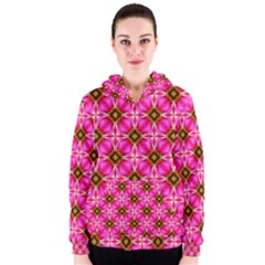 Cute Pretty Elegant Pattern Women s Zipper Hoodies