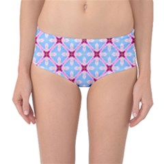 Cute Pretty Elegant Pattern Mid-waist Bikini Bottoms by GardenOfOphir