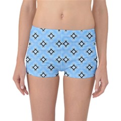 Cute Pretty Elegant Pattern Reversible Boyleg Bikini Bottoms