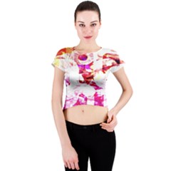 Officially Sexy Candy Collection Pink Crew Neck Crop Top