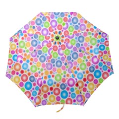 Candy Color s Circles Folding Umbrellas by KirstenStar