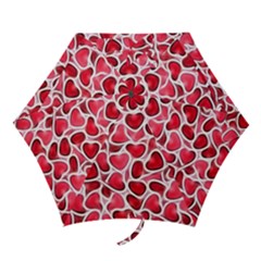 Candy Hearts Mini Folding Umbrellas by KirstenStar