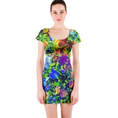 The Neon Garden Short Sleeve Bodycon Dresses