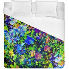 The Neon Garden Duvet Cover Single Side (kingsize) by rokinronda