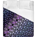 Dusk Blue and Purple Fractal Duvet Cover Single Side (Double Size) View1