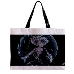 Owl Dark Zipper Tiny Tote Bags by InsanityExpressed