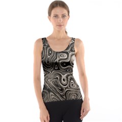 Tile Reflections Alien Skin Dark Tank Tops