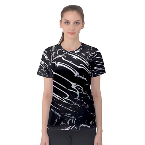 Alien Ball Women s Sport Mesh Tees by InsanityExpressed