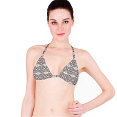 Oriental Geometric Floral Bikini Tops by dflcprintsclothing