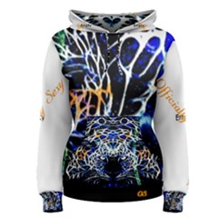 Officially Sexy Panther Collection Blue Women s Pullover Hoodie by OfficiallySexy