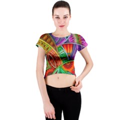 Happy Tribe Crew Neck Crop Top