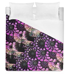 Hippy Fractal Spiral Stacks Duvet Cover Single Side (full/queen Size)