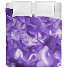 Lavender Smoke Swirls Duvet Cover (double Size)