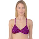 Pink Fractal Kaleidoscope  Reversible Tri Bikini Tops View3