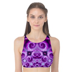 Purple Ecstasy Fractal Artwork Tank Bikini Top