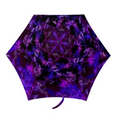 Purple Skulls Goth Storm Mini Folding Umbrellas