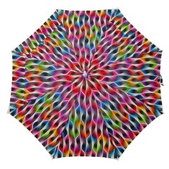 Rainbow Psychedelic Waves  Straight Umbrellas by KirstenStar