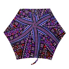 Stained Glass Tribal Pattern Mini Folding Umbrellas by KirstenStar