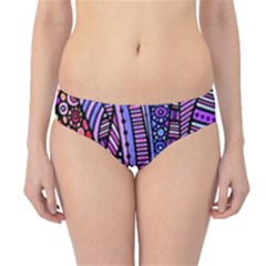 Stained Glass Tribal Pattern Hipster Bikini Bottoms