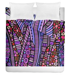 Stained Glass Tribal Pattern Duvet Cover (full/queen Size) by KirstenStar