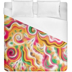 Sunshine Swirls Duvet Cover Single Side (kingsize)