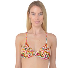 Sunshine Swirls Reversible Tri Bikini Tops