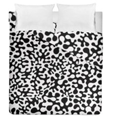 Black And White Blots  Duvet Cover (full/queen Size)