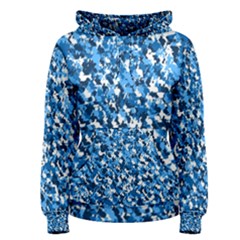 Bluebunnyflage Women s Pullover Hoodies