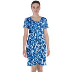 Bluebunnyflage Short Sleeve Nightdresses