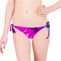 Stormy Pink Purple Teal Artwork Bikini Bottoms View1