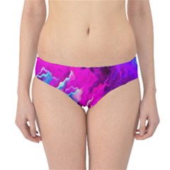 Stormy Pink Purple Teal Artwork Hipster Bikini Bottoms by KirstenStar