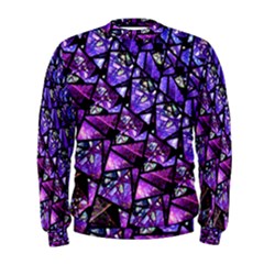  Blue Purple Glass Men s Sweatshirt