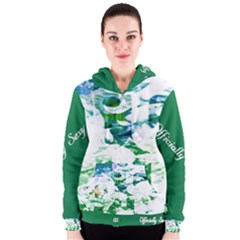 Officially Sexy Candy Collection Green Women s Zipper Hoodie