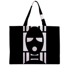 Masked Zipper Tiny Tote Bags