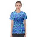 Blue Confetti Storm Women s Sport Mesh Tee View1