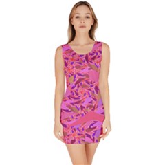 Bright Pink Confetti Storm Bodycon Dress by KirstenStarFashion