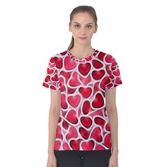 Candy Hearts Women s Cotton Tee