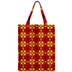 Cute Pretty Elegant Pattern Zipper Classic Tote Bags