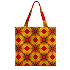 Cute Pretty Elegant Pattern Zipper Grocery Tote Bags