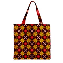 Cute Pretty Elegant Pattern Zipper Grocery Tote Bags