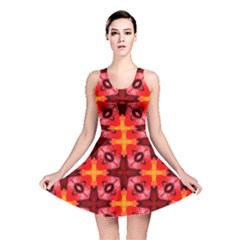 Cute Pretty Elegant Pattern Reversible Skater Dresses