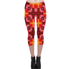 Cute Pretty Elegant Pattern Capri Leggings