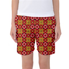 Cute Pretty Elegant Pattern Women s Basketball Shorts