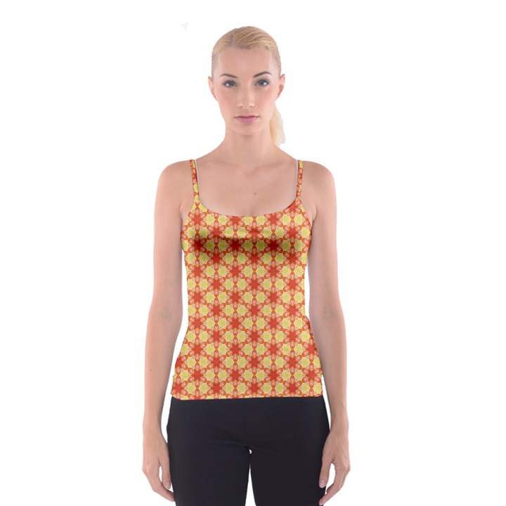 Cute Pretty Elegant Pattern Spaghetti Strap Tops