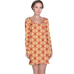 Cute Pretty Elegant Pattern Long Sleeve Nightdresses