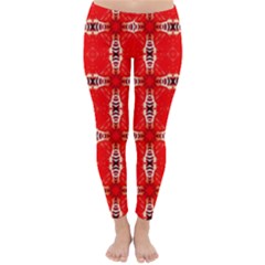 Cute Pretty Elegant Pattern Winter Leggings