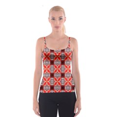 Cute Pretty Elegant Pattern Spaghetti Strap Tops