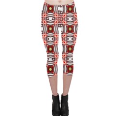 Cute Pretty Elegant Pattern Capri Leggings