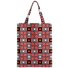 Cute Pretty Elegant Pattern Zipper Classic Tote Bags