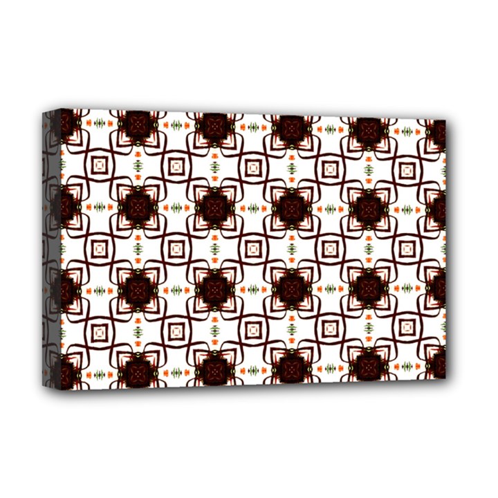 Cute Pretty Elegant Pattern Deluxe Canvas 18  x 12  